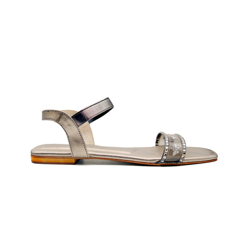 Grey Flat Fancy Footwear Renewalk 2387 Flat for Womens